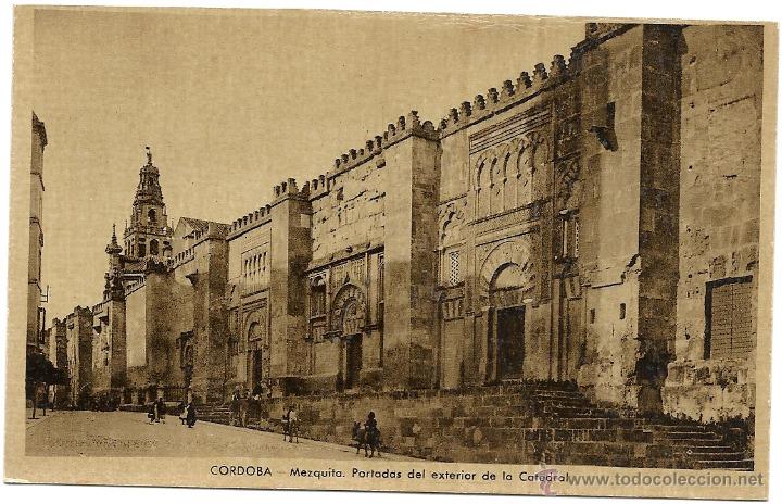 Postais: CORDOBA, MEZQUITA PORTADAS DEL EXTERIOR DE LA CATEDRAL. EDITOR M. ARRIBAS