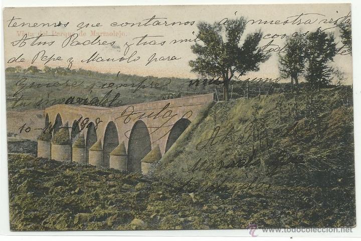Postcards: MARMOLEJO.-VISTA DEL PARQUE DE MARMOLEJO.-EDICION HIJOS DE LUIS DELGADO