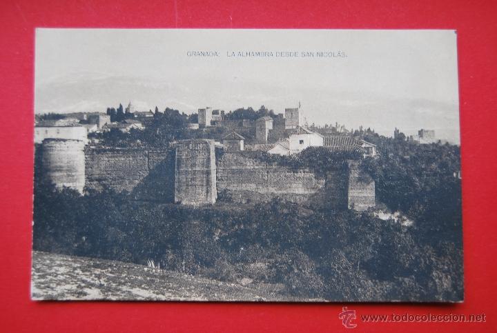 Postales: LOTE DE 2 POSTALES DE GRANADA - Foto 1