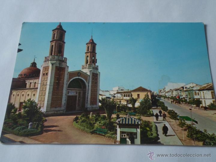 Postales: ANTIGUA POSTAL PARROQUIA SAN JOSE AVDA.MANUEL REINA,PUENTE GENIL,CORDOBA,A&Ntilde;OS 70