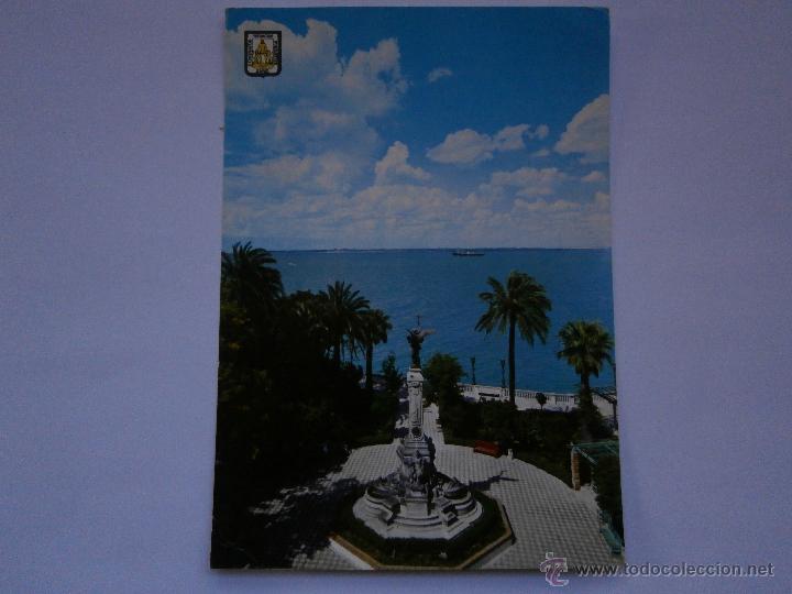 Postales: POSTAL DE CADIZ-ALAMEDA MARQUES DE COMILLAS-LABORATORIOS LLORENS-FRANQUEO MECANICO-21 x 15 Cm.