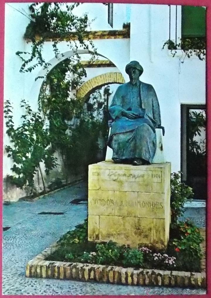 Postales: MONUMENTO A MAIM&Oacute;NIDES EN LA PLAZA TIBERIADES - JUDER&Iacute;A - CORDOBA 1546