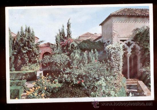 Postales: JARDINES DE LA ALCAZABA - 1959 - Foto 1