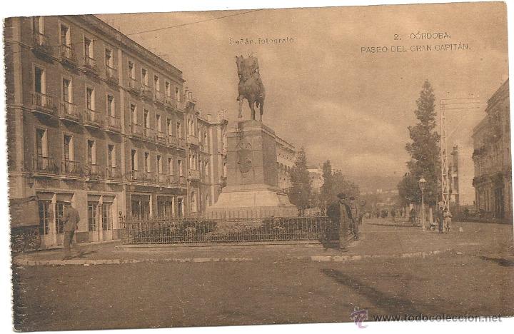 Postais: POSTAL - CORDOBA - PASEO DEL GRAN CAPITAN - AMBIENTADA - Se&ntilde;&aacute;n Fot&oacute;grafo