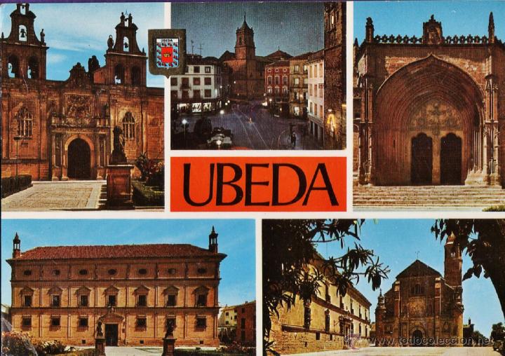 Postales: ubeda - jaen - diversos aspectos - n&ordm; 19 - ed. subirats - escrita - a&ntilde;o 1972 - x