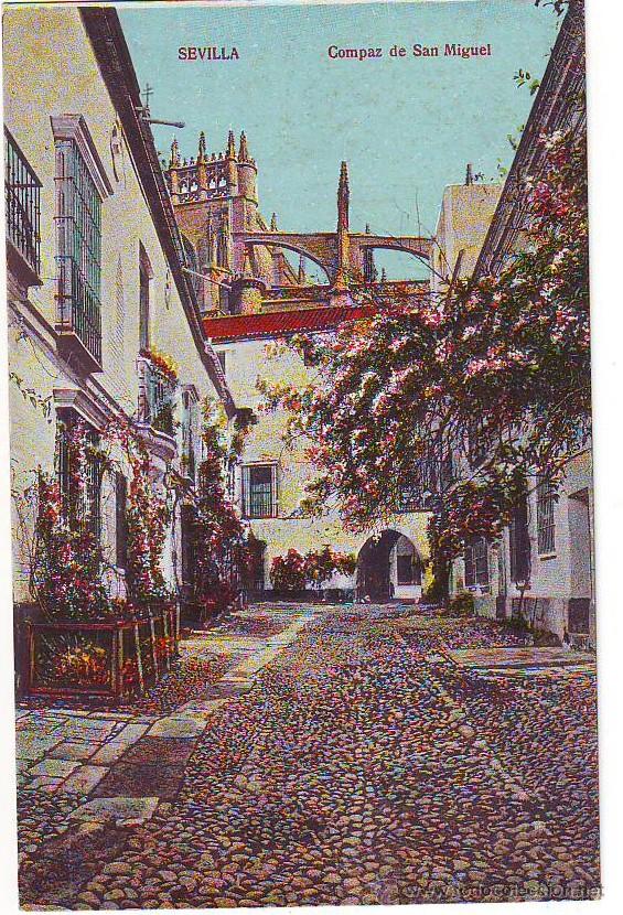 Postales: SEVILLA . COMPAZ DE SAN MIGUEL - Foto 1
