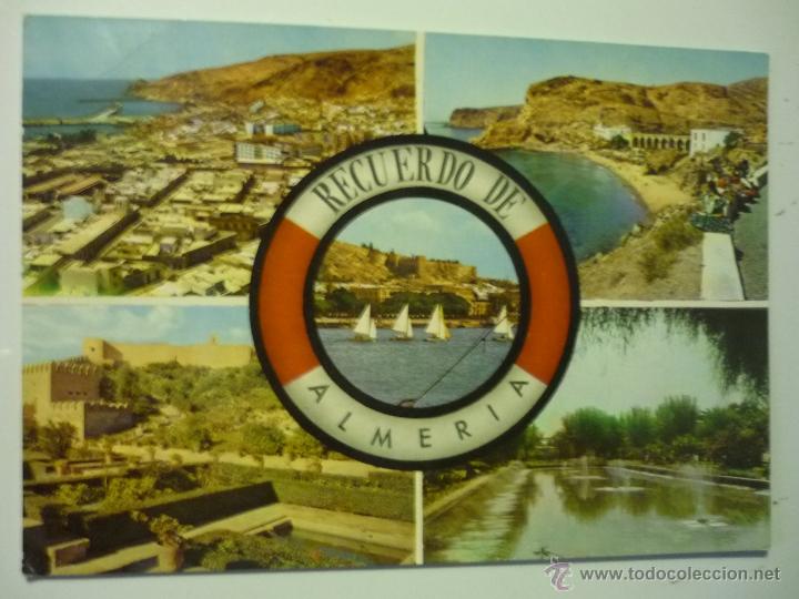 Postales: postal almeria .-varias vistas.--escrita