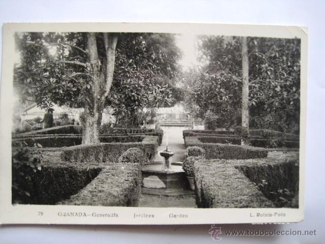 Postales: GRANADA. GENERALIFE. CIRCULADA. ENVIO GRATIS&iexcl;&iexcl;&iexcl; - Foto 1