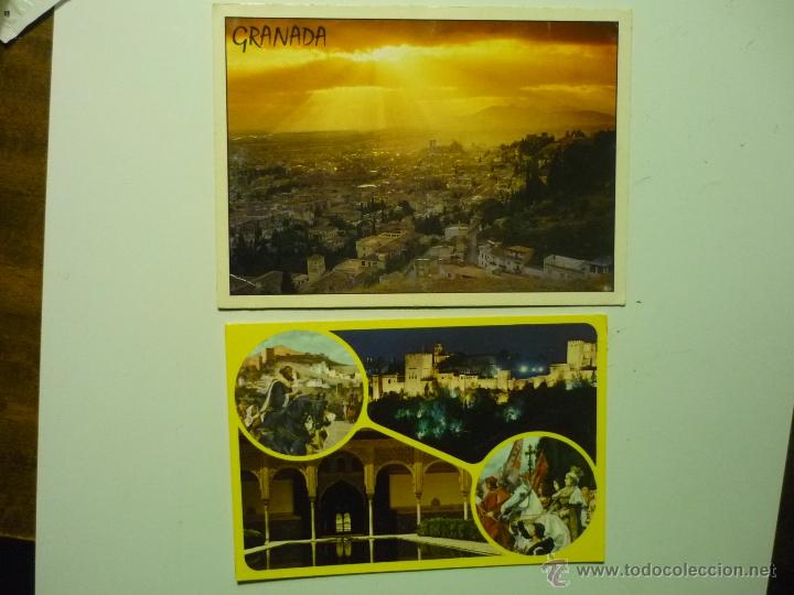 Postales: LOTE GRANADA ALHAMBRA -ATARDECER - Foto 1