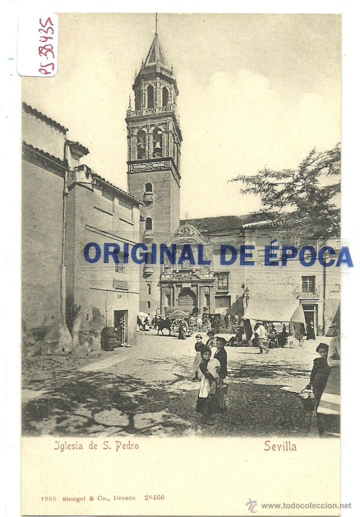 Postales: (PS-38435)POSTAL DE SEVILLA-IGLESIA DE SAN PEDRO
