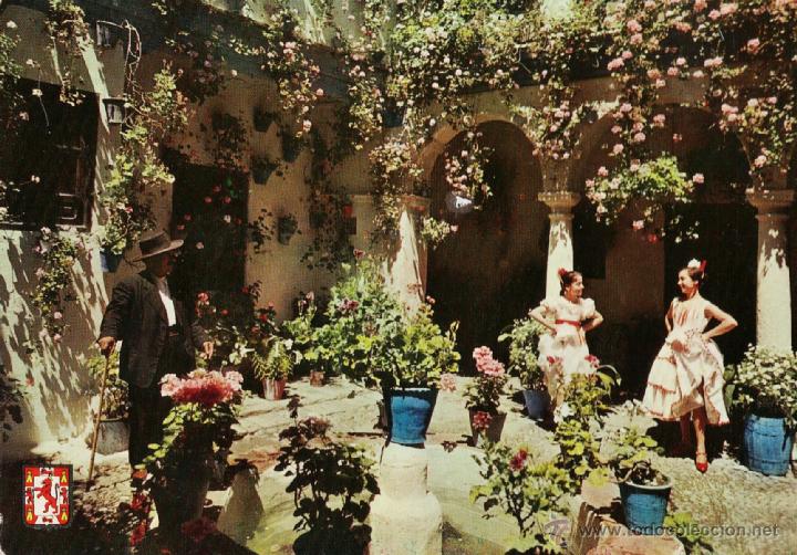 Postales: cordoba - patio cordobes - n&ordm; 718 - ed. subirats - escrita - a&ntilde;os 60 - x