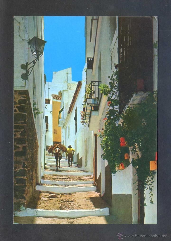 Postales: Almu&ntilde;ecar *Calle t&iacute;pica* Ed. Beascoa n&ordm; 6239. Circulada.