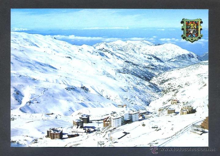 Postales: Sierra Nevada *Pradollano...* Ed. A. Zerkowitz serie 45 n&ordm; 1081. Nueva.