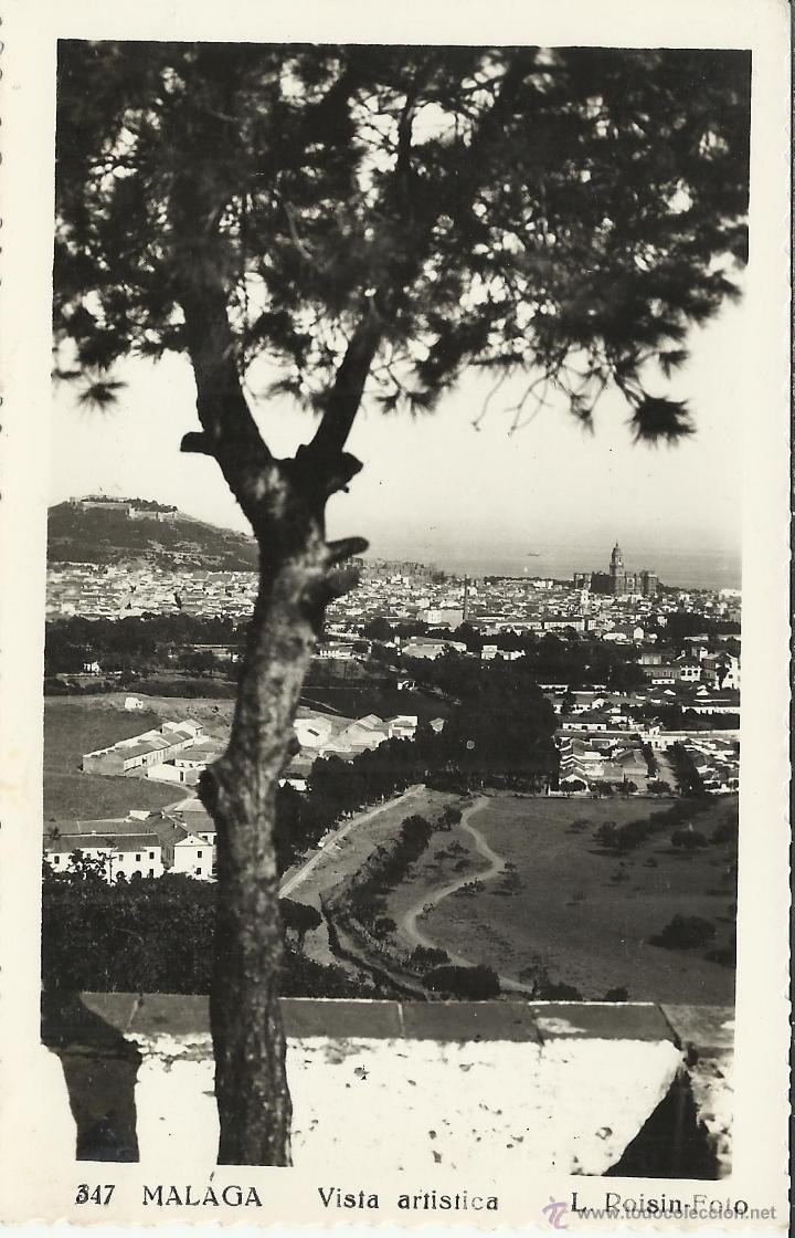Postales: MALAGA VISTA SIN ESCRIBIR