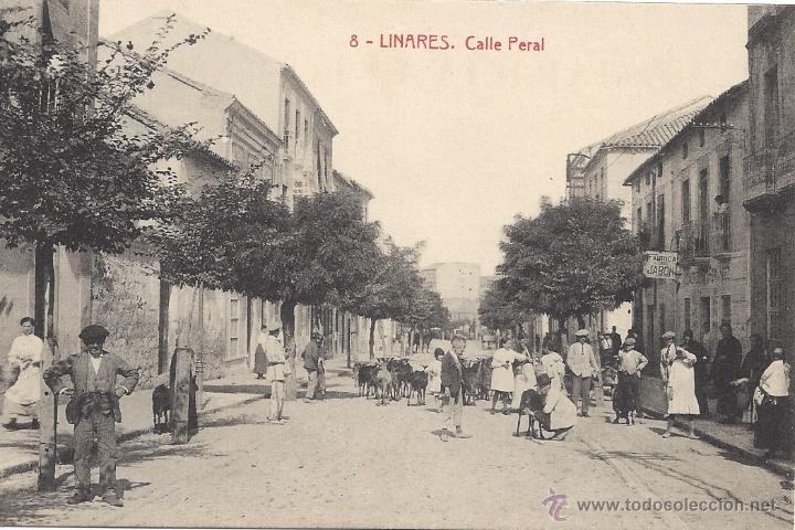 Postales: LINARES - CALLE PERAL. - Foto 1