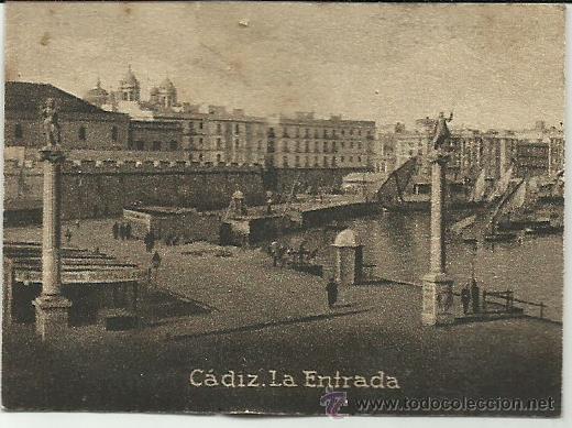 Cartoline: POSTAL ORIGINAL DECADA DE LOS 30. CADIZ. N&ordm; 768. LA ENTRADA. VER TAMA&Ntilde;O Y EXPLICACION
