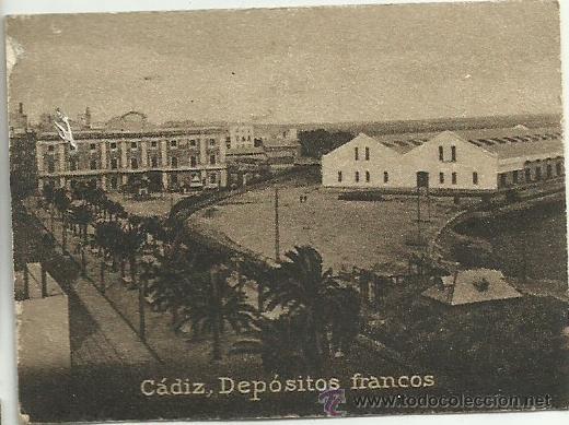Cartoline: POSTAL ORIGINAL DECADA DE LOS 30. CADIZ. N&ordm; 780. DEPOSITOS FRANCOS. VER TAMA&Ntilde;O Y EXPLICACION