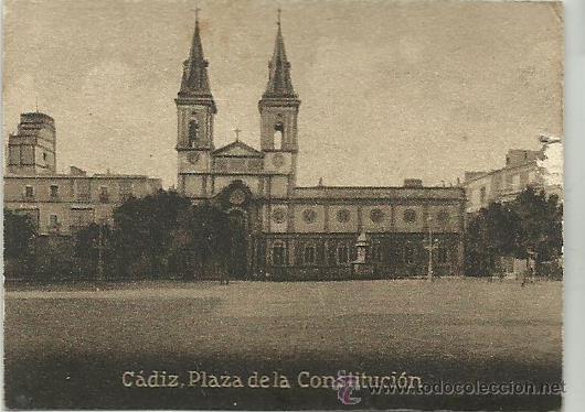 Postcards: POSTAL ORIGINAL DECADA DE LOS 30. CADIZ. N&ordm; 786. PLAZA DE LA CONSTITUCION VER TAMA&Ntilde;O Y EXPLICACION