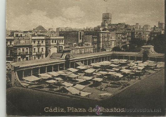 Postcards: POSTAL ORIGINAL DECADA DE LOS 30. CADIZ. N&ordm; 789. PLAZA DE ABASTOS. VER TAMA&Ntilde;O Y EXPLICACION