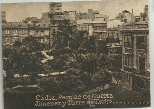 Postcards: POSTAL ORIGINAL DECADA DE LOS 30. CADIZ. N&ordm; 791. PARQUE DE GUERRA. VER TAMA&Ntilde;O Y EXPLICACION
