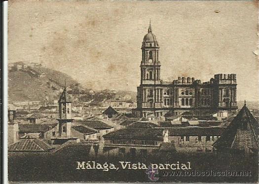 Postkarten: POSTAL ORIGINAL DECADA DE LOS 30. MALAGA. N 815. VISTA PARCIAL. VER TAMA&Ntilde;O Y EXPLICACION