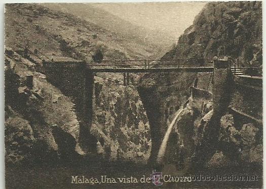 Postkarten: POSTAL ORIGINAL DECADA DE LOS 30. MALAGA. N 829. UNA VISTA DEL CHORRO. VER TAMA&Ntilde;O Y EXPLICACION