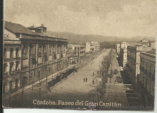 Cartoline: POSTAL ORIGINAL DECADA DE LOS 30. CORDOBA. N&ordm;740. PASEO GRAN CAPITAN. VER TAMA&Ntilde;O Y EXPLICACION
