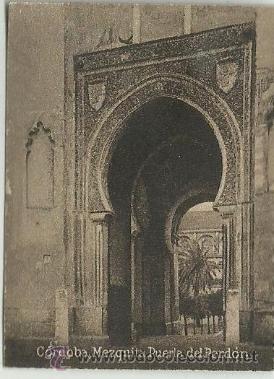 Cartoline: POSTAL ORIGINAL DECADA DE LOS 30. CORDOBA. N&ordm;747. PUERTA DEL PERDON. VER TAMA&Ntilde;O Y EXPLICACION