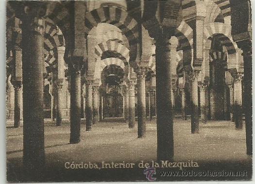 Cartoline: POSTAL ORIGINAL DECADA DE LOS 30. CORDOBA. N&ordm;749. INTERIOR DE LA MEZQUITA. VER TAMA&Ntilde;O Y EXPLICACION