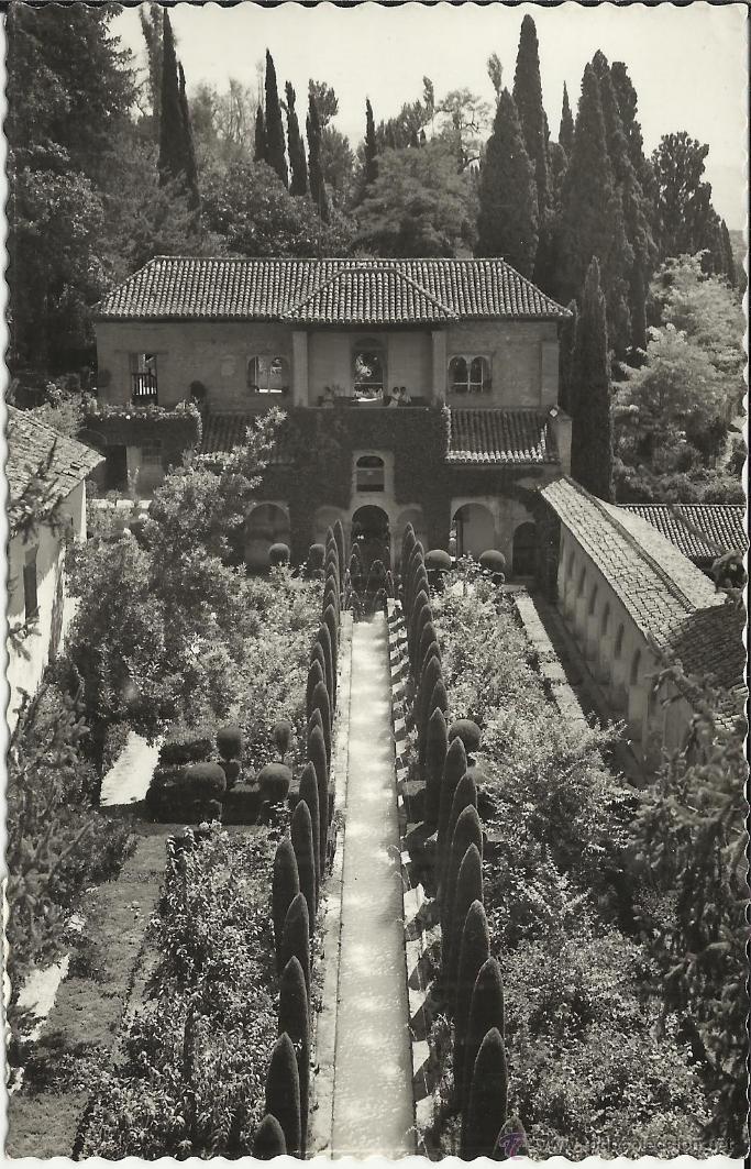 Postales: GRANADA GENERALIFE SIN ESCRIBIR - Foto 1