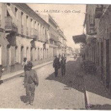 Postales: LA LÍNEA CALLE CLAVEL 1900 ANIMADA,EDT.JUN MUÑOZ CANO. NUEVA. Lote 41614189