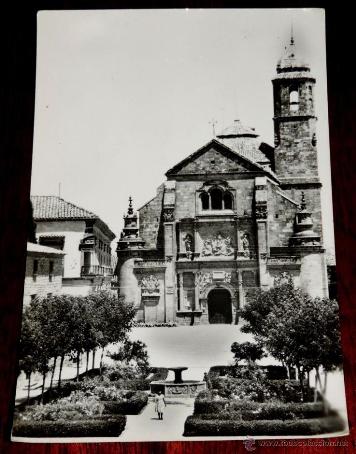 Postales: FOTO POSTAL DE UBEDA, N. 1046, JAEN, SACRA CAPILLA DE EL SALVADOR, ED. FEDERICO ADAM, CIRCULADA.
