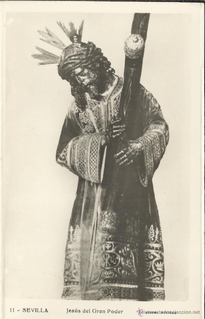 Postales: SEVILLA JESUS DEL GRAN PODER SIN ESCRIBIR - Foto 1