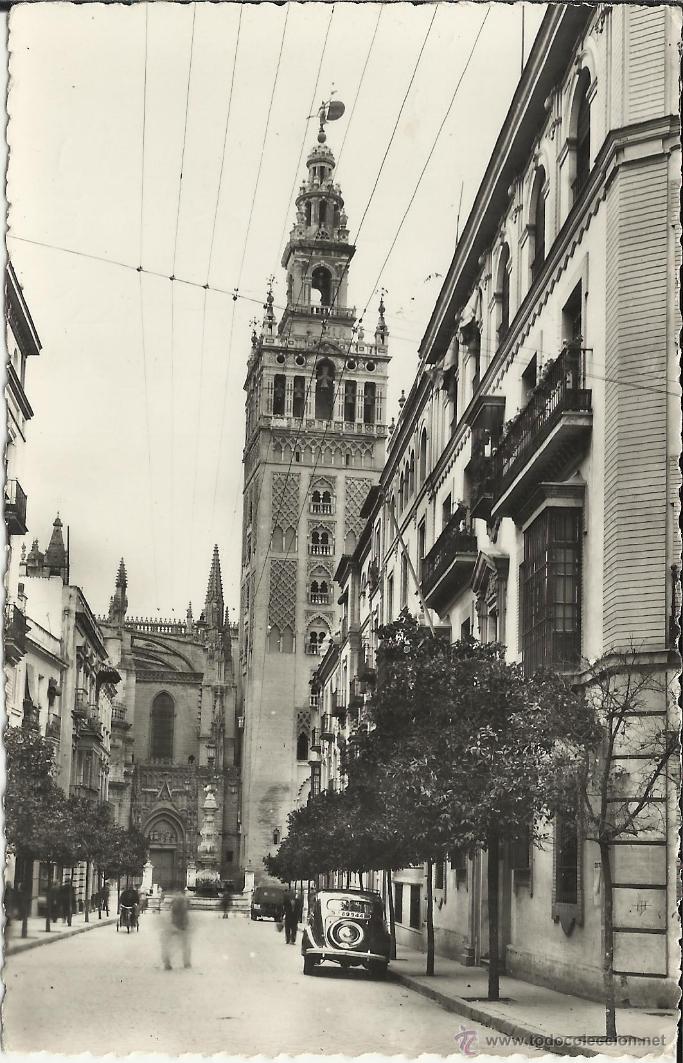 Postales: SEVILLA GIRALDA ESCRITA - Foto 1