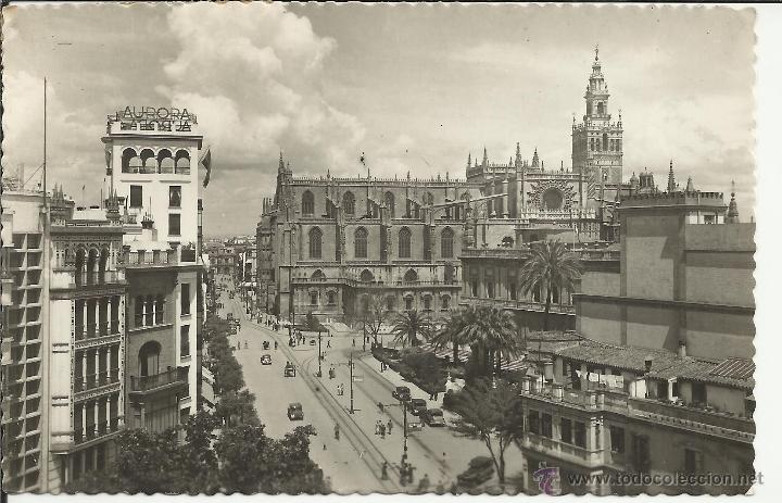 Postales: SEVILLA CATEDRAL ESCRITA - Foto 1