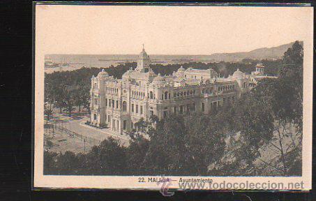 Cartoline: TARJETA POSTAL DE MALAGA - AYUNTAMIENTO. 22. L.ROISIN
