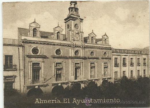 Postkarten: POSTAL ORIGINAL DECADA DE LOS 30. ALMERIA. N&ordm; 912. EL AYUNTAMIENTO. VER TAMA&Ntilde;O Y EXPLICACION