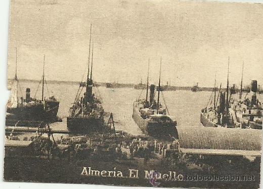 Postkarten: POSTAL ORIGINAL DECADA DE LOS 30. ALMERIA. N&ordm; 914. EL MUELLE. VER TAMA&Ntilde;O Y EXPLICACION