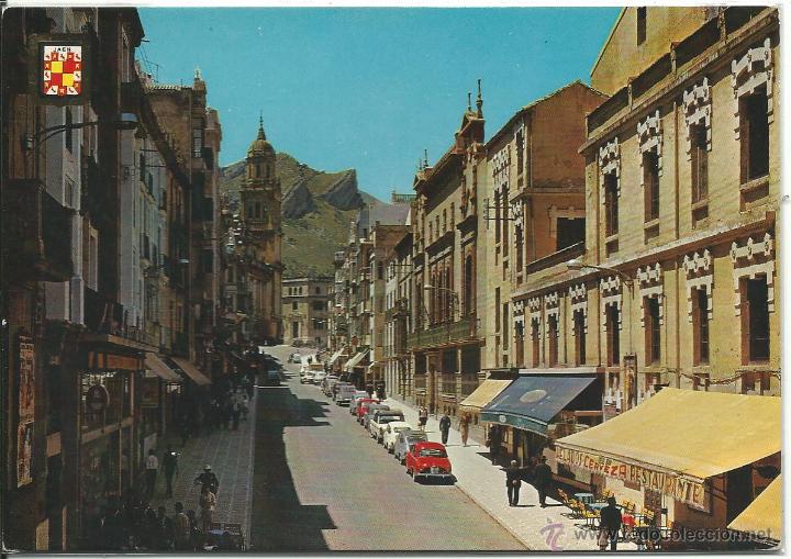 Postales: JAEN.-CALLE BERNABE SORIANO.-EDICIONES FISA N&ordm; 1217.-SIN CIRCULAR