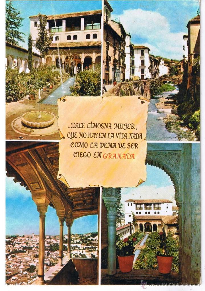 Postales: POSTAL. RECUERDO DE GRANADA