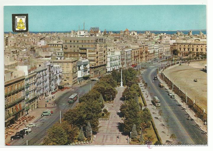 Postales: CADIZ .- AVENIDA RAMON DE CARRANZA .- POSTALES ESCUDO DE ORO N&ordm; 1101 .- SIN CIRCULAR