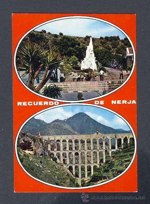 Postales: Postal de NERJA: 2 vistes (Post.Costa del Sol 2015) - Foto 1