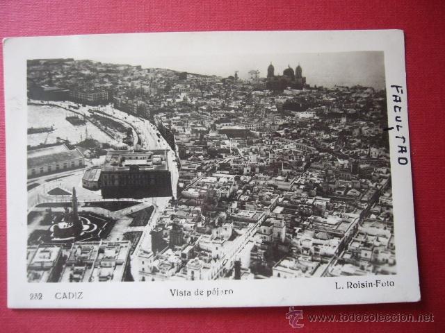 Postales: CADIZ. VISTA DE P&Aacute;JARO. N&ordm; 232. ROISIN.  CIRCULADA.  SIN SELLO.