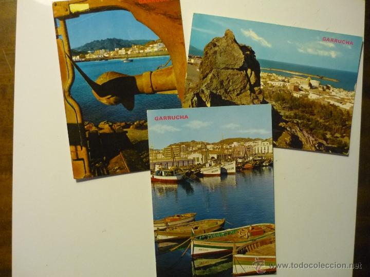 Postales: lote postales garrucha-puerto
