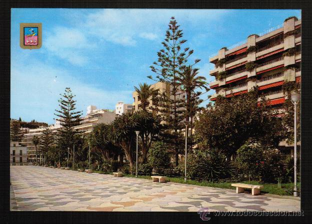 Postales: POSTAL ALMU&Ntilde;ECAR. PASEO PUERTA DEL MAR