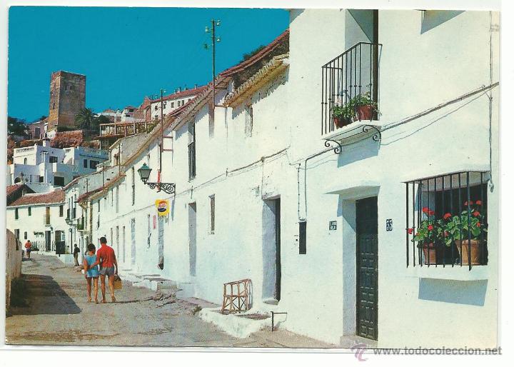 Postales: MIJAS N&ordm; 944 CALLE TIPICA DEL BAJONDILLO / EDICION BEASCOA / SIN FRANQUEAR