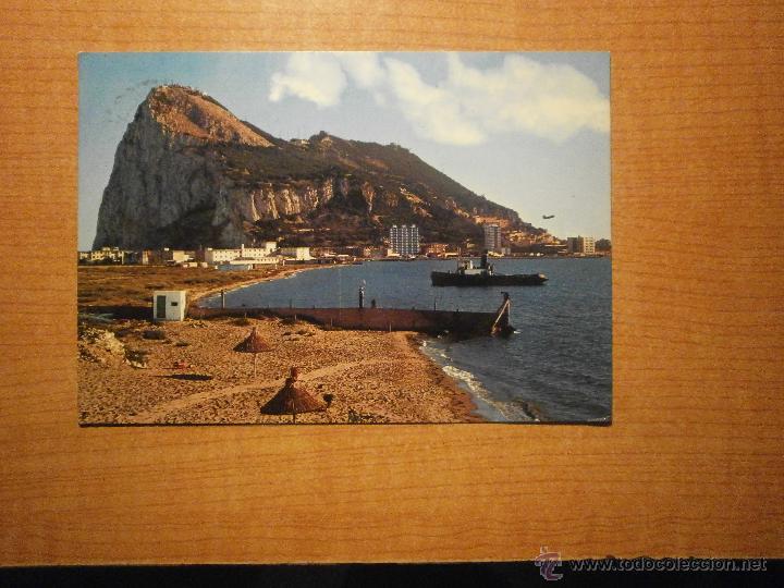 Postales: POSTAL  PE&Ntilde;ON DE GIBRALTAR CIRCULADA