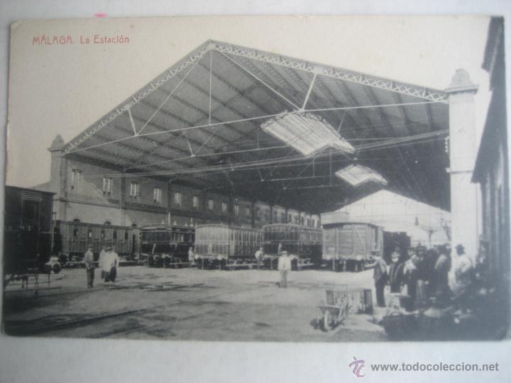 Postales: M&aacute;laga. La Estaci&oacute;n. Thomas. postal sin circular - Foto 1