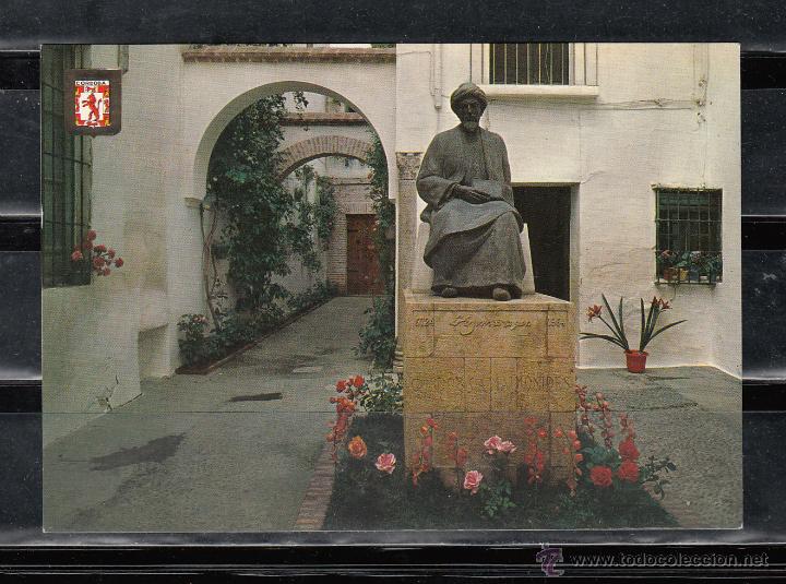 Postales: N&ordm; 819 CORDOBA. MONUMENTO A MAIMONIDES EN LA CALLE JUDIOS