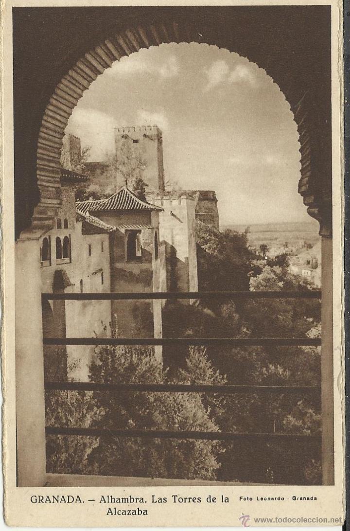 Postales: ANTIGUA POSTAL DE GRANADA - Foto 1